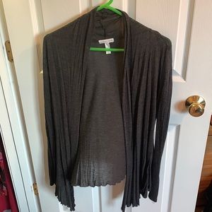Ambiance Apparel Long Sleeve Black Cardigan. Size L. Slightly Used